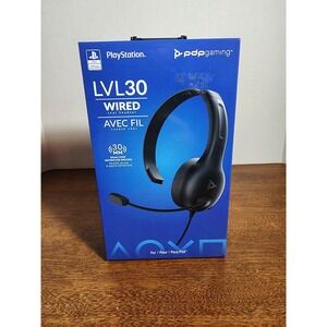 PDP LVL30 Wired Headset with Single-Sided One Ear Headphone for PlayStation P...